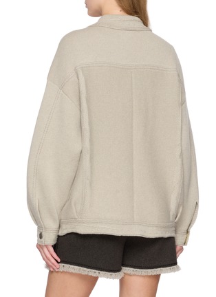 背面 - 点击放大 - BARRIE - 纽扣针织夹克