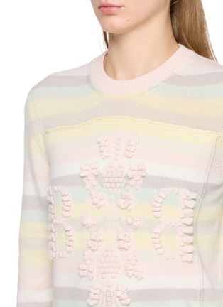  - BARRIE - LOGO 设计羊绒针织衫