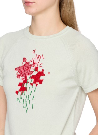  - BARRIE - Shift Pattern Cashmere T-Shirt