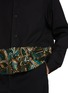  - DRIES VAN NOTEN - Embroidered Panel Cruz Cotton Wool Shirt