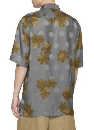 背面 - 点击放大 - DRIES VAN NOTEN - Flower Polka Dot Oversized Shirt