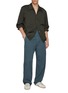 模特儿示范图 - 点击放大 - DRIES VAN NOTEN - Straight Leg Pencks Cotton Twill Pants
