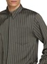  - DRIES VAN NOTEN - Striped Corran Pocket Fluid Visc Shirt