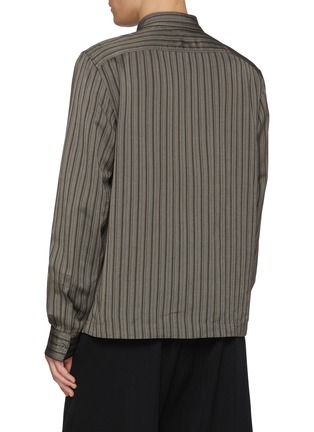 背面 - 点击放大 - DRIES VAN NOTEN - Striped Corran Pocket Fluid Visc Shirt