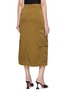 背面 - 点击放大 - DRIES VAN NOTEN - Savannah Overdyed Cupro Cargo Skirt