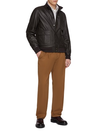 模特儿示范图 - 点击放大 - VALSTAR - Valstarino Leather Jacket