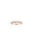 首图 - 点击放大 - LC COLLECTION JEWELLERY - Twisted 18K Rose Gold Diamond Ring — US 7