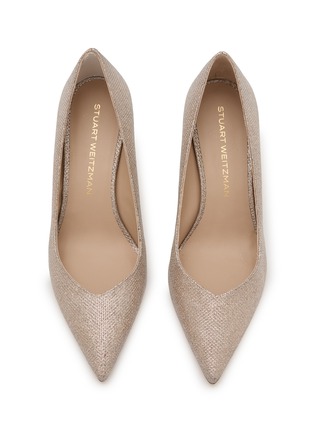 细节 - 点击放大 - STUART WEITZMAN - Eva 75 Glitter Pumps
