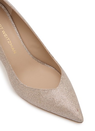 细节 - 点击放大 - STUART WEITZMAN - Eva 75 Glitter Pumps