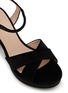 细节 - 点击放大 - STUART WEITZMAN - Danya 80 Silk Velvet Platform Sandals