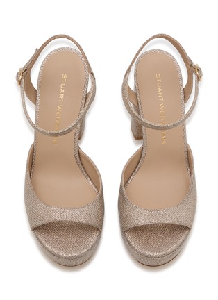 细节 - 点击放大 - STUART WEITZMAN - Danya II 110 Glitter Platform Sandals