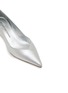 细节 - 点击放大 - STUART WEITZMAN - Eva 35 Metallic Leather Pumps
