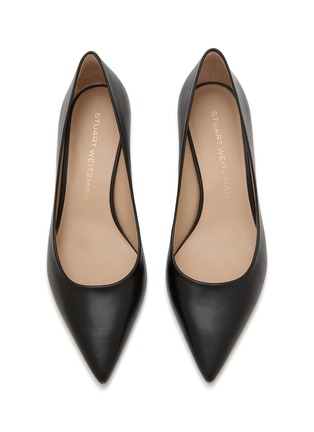 细节 - 点击放大 - STUART WEITZMAN - Stuart Power 50 Smooth Leather Pumps