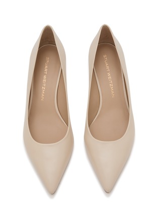细节 - 点击放大 - STUART WEITZMAN - Stuart Power 50 Smooth Leather Pumps