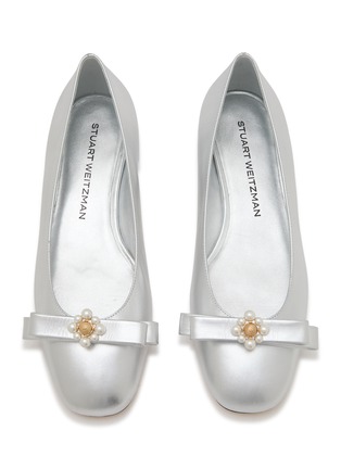 细节 - 点击放大 - STUART WEITZMAN - CHARMING 皮革平底鞋
