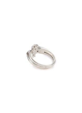 细节 - 点击放大 - EMANUELE BICOCCHI - Logo Sterling Silver Ring
