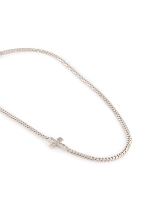 细节 - 点击放大 - EMANUELE BICOCCHI - Notre-Dame Cross Sterling Silver Chain Necklance