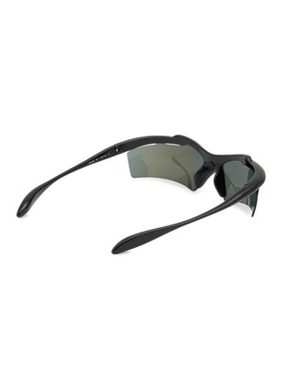 模特儿示范图 - 点击放大 - BALENCIAGA - Tubro Acetate Rectangle Sunglasses