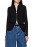 首图 - 点击放大 - ALEXANDERWANG - Draped Back Zip Jersey Shirt