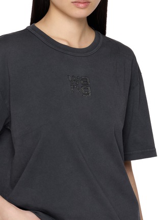  - ALEXANDERWANG - 仿钻 LOGO 饰短袖 T 恤