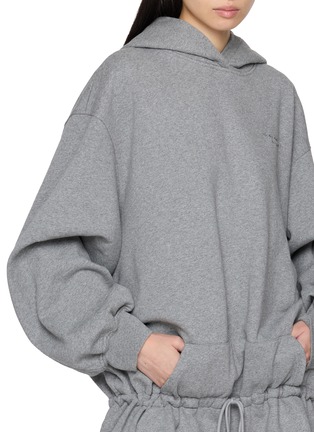  - ALEXANDERWANG - 抽绳收腰连帽连衣裙