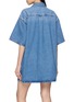 背面 - 点击放大 - ALEXANDERWANG - Boxy Cotton Denim Shirt Dress