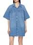 首图 - 点击放大 - ALEXANDERWANG - Boxy Cotton Denim Shirt Dress
