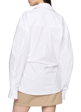 背面 - 点击放大 - ALEXANDERWANG - 扭结裹身衬衫式连衣裙