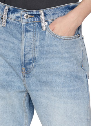  - ALEXANDERWANG - 仿钻绊带牛仔裤