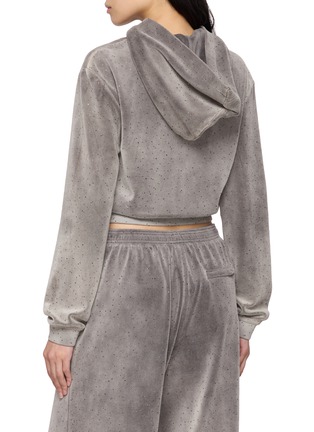 背面 - 点击放大 - ALEXANDERWANG - 仿钻饰拉链连帽夹克