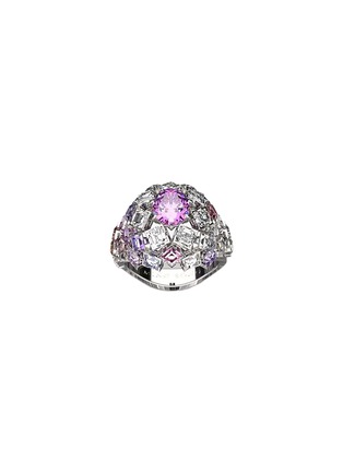 首图 - 点击放大 - MING SONG HAUTE JOAILLERIE - Cosmic Kaleidoscope Platinum Pink Sapphire Diamond Ring — HK 13
