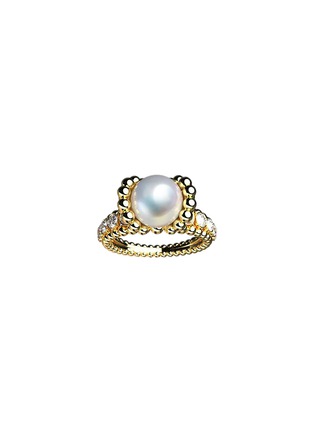 首图 - 点击放大 - MING SONG HAUTE JOAILLERIE - Cosmic Kaleidoscope Le Coquillage 18K Gold Pearl Diamond Ring — HK 13
