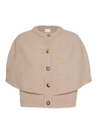 首图 - 点击放大 - LANE’S - Buttoned Wool Knit Cape
