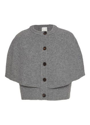 首图 - 点击放大 - LANE’S - Buttoned Wool Knit Cape