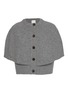 首图 - 点击放大 - LANE’S - Buttoned Wool Knit Cape