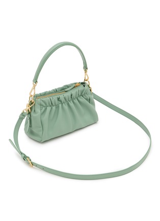 细节 - 点击放大 - PRADA - 褶皱皮革手提袋