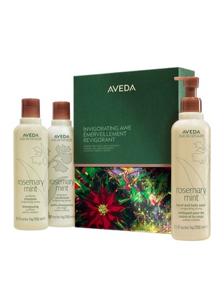 首图 -点击放大 - AVEDA - Invigorating Awe: Rosemary Mint Hair & Body Essentials Gift Set