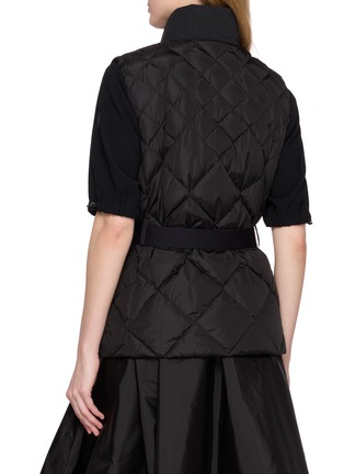 背面 - 点击放大 - MONCLER - Elasticated Belt Zip Up Puffer Vest