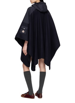 背面 - 点击放大 - MONCLER - 连帽拉链斗篷