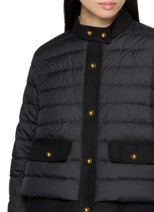  - MONCLER - Juju Quilted Twill Trim Puffer Jacket