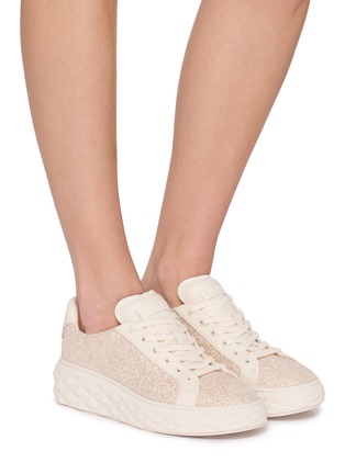 模特儿示范图 - 点击放大 - JIMMY CHOO - Diamond Light Maxi Women's Sneakers
