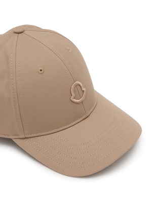 细节 - 点击放大 - MONCLER - Logo Cotton Baseball Cap