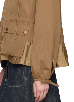  - MONCLER - 连帽抽褶工装夹克