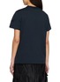 背面 - 点击放大 - MONCLER - Knit Neckline Cotton T-Shirt
