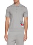 首图 - 点击放大 - THOM BROWNE - Embroidered Reindeer Hector Cotton Polo Shirt