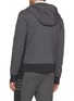 背面 - 点击放大 - THOM BROWNE - Colour Block 4-Bar Cotton Jersey Zip Up Hoodie