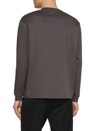 背面 - 点击放大 - TOMORROWLAND - Long Sleeve Crewneck Cotton Top