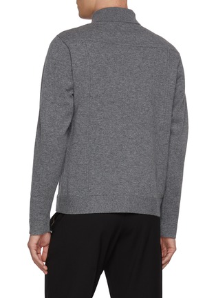 背面 - 点击放大 - TOMORROWLAND - Button Up Knit Trucker Jacket