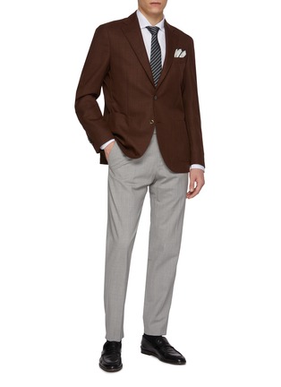 模特儿示范图 - 点击放大 - TOMORROWLAND - 隐形门襟衬衫