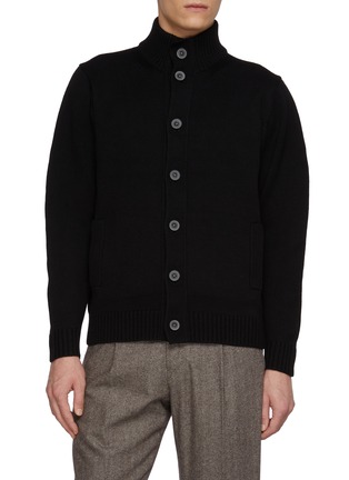 首图 - 点击放大 - TOMORROWLAND - Button Up Stand Collar Wool Cardigan